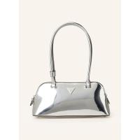 GUESS优雅亮面女款手提包优质皮革仿制拉链设计实用大容量