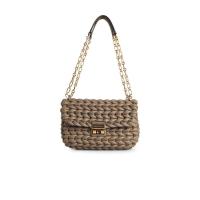 Michael Kors手提单肩斜挎包女小方包真皮轻奢cm链条包复古磁吸扣