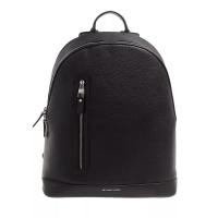 Michael Kors女包黑色纹理皮革背包功能分隔设计时尚实用助你轻松通勤双肩包