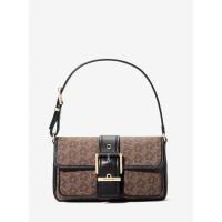 Michael Kors复古金属扣女士斜挎包中号矩形链条单肩包 NYC潮流通勤礼物