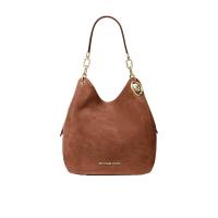 Michael Kors大号绒面革女士单肩包金色五金后置拉链多层收纳