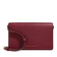 Michael Kors女士单肩包 轻便斜挎包红皮纹理金属扣大容量外出购物包送女友