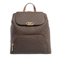 Michael Kors女款双肩包中号防水帆布复古棕色大容量通勤休闲背包