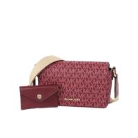 Michael Kors迷你斜挎包女款PVC材质翻盖设计轻便小巧可调节肩带