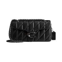 COACH女士小方包斜挎链条绗缝手提多 compartment 链条包