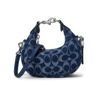 COACH贝壳包牛皮拉链斜挎包青少年春季新品