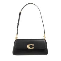 COACH女款简黑皮单肩斜挎包通勤百搭时尚轻便