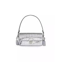 COACH新款女款单肩包公文包Studio Sequinned 手提包