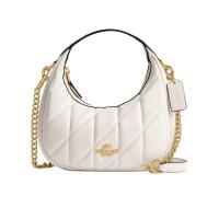 COACH绗缝迷你斜挎包可调肩带金属配件女包