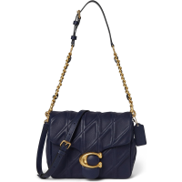 COACH女士奢侈Tabby系列链条包 时尚达人单肩包时尚街拍斜挎包 送女友