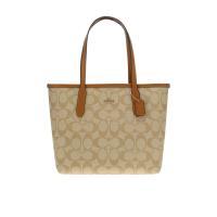 COACH/蔻驰徽标装饰迷你单肩包手提小方包百搭通勤小容量女士斜挎