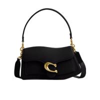 COACH女款扭曲花纹单肩包 多口袋设计 可拆卸手柄时尚斜挎包