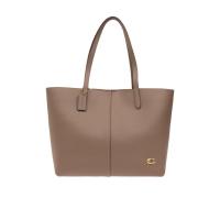 COACH徽标单肩包牛皮合成材料按扣开合青年中年春款