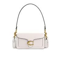 COACH女款翻盖单肩包鹅卵石纹皮革可拆肩带时尚优雅