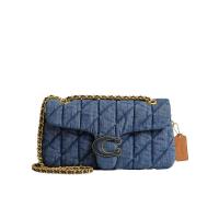 COACH女士单肩包 时尚精致徽标翻盖链条通勤百搭斜挎包 CR704-B4IN