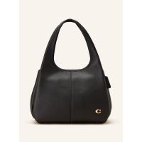 COACH女款磁吸包真皮单肩斜挎包双提手大容量内袋手机袋