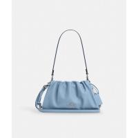COACH女包光滑皮革箱包Fei Shoulder Bag Luscious拉链内袋送女友