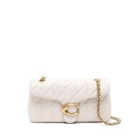 COACH女款小牛皮斜挎包多功能磁吸拉链内袋链条肩带日常通勤