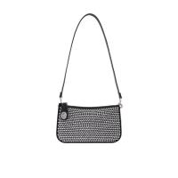 COACH/蔻驰女包可拆卸肩带顶部拉链皮革衬里绒面革小牛皮