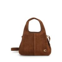 COACH女手提包麂皮单肩包Lana磁扣斜挎包商务场合休闲出行