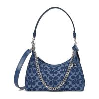 COACH蔻驰简约风牛皮革肩背包都市日常百搭多用途手提斜挎