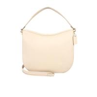 COACH女士单肩包 24新款精致轻奢简约纯色徽标拉链日常休闲手提斜挎包