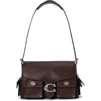 COACH/蔻驰女包自然皮软夹克式肩背可调节多口袋实用通勤托特包