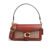 COACH女士包包 24新款时尚经典徽标休闲单肩斜挎包 送女友礼物