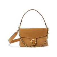 COACH女款多功能链条单肩包 奢华绒面与小牛皮结合时尚百搭便携女包