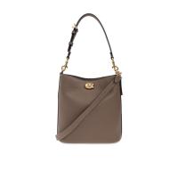 COACH女款时尚水桶包旋锁设计宽敞隔层与可调肩带