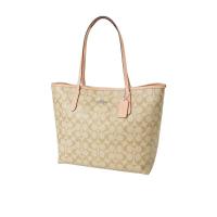 COACH徽标大号单肩包可单肩顶部提手按扣开合夏季新款