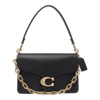 COACH女包链条单肩包小牛皮斜挎包通勤约会