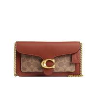 COACH蔻驰单肩包女大容量经典设计便携实用高品质红棕色