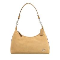 COACH蔻驰单肩包女轻便多种背法可调节带子实用分隔米色