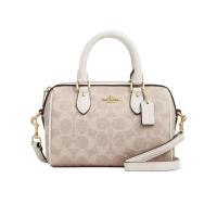 COACH蔻驰迷你包女可拆卸肩带防盗拉链环保涂层多隔层收纳