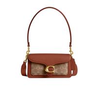 COACH蔻驰单肩包女内置拉链袋多功能口袋外置插袋精致设计红色