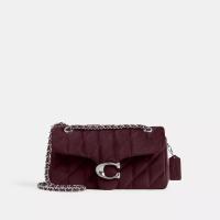 COACH蔻驰单肩包女容量适中轻便携带多口袋设计时尚百搭酒红色