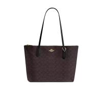 COACH蔻驰托特包女实用性强易于携带容量充足可靠深色系