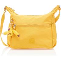 Kipling凯浦林斜挎包女大容量多口袋实用百搭黄色时尚便携
