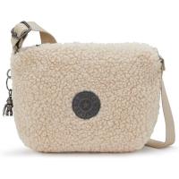 Kipling凯浦林单肩包女便携实用防刮舒适米色柔软触感可爱造型