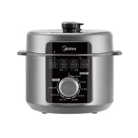 美的电压力锅YLE6329一键煮水饺一锅双胆一键开盖煮6L大容量旋钮操作1000W大火力