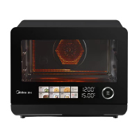 美的PS20C3W蒸烤炸一体机脱脂减盐36道自动菜单智能APP互联