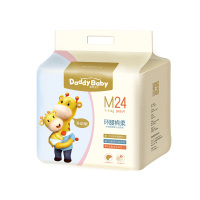 爹地宝贝纸尿裤 M码 24片单包 环腰棉柔 婴儿超薄透气尿不湿