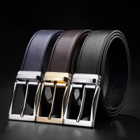 皮带男士青年针扣真皮男休闲商务裤带男中年百搭潮流时尚ck腰带