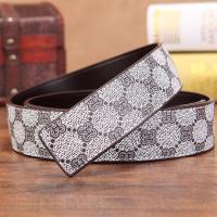 皮带男士H扣字母平滑扣型师时尚韩版商务休闲酷奇腰带ck爱马仕