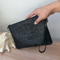 快手红人新款韩版休闲大容量男士手拿包潮男社会精神小伙钱包