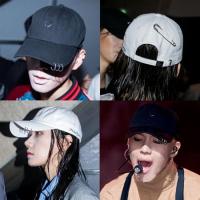 权志龙同款帽子别针破洞棒球帽鸭舌帽子