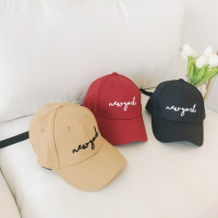 2018新款字母刺绣情侣亮色男女款韩版鸭舌帽棒球帽遮阳百搭棒球帽