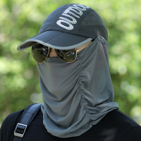 帽子男夏天遮阳帽遮脸骑行登山钓鱼棒球帽户外太阳帽