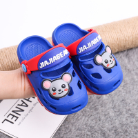 夏季男女儿童凉拖鞋卡通防滑洞洞鞋小童宝宝两用包头软底凉鞋拖鞋